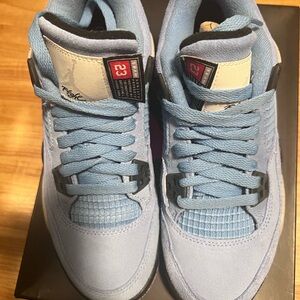 Jordan Men's Sneakers in Light Blue and Black